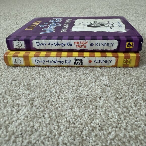 2 Hardcover Diary of a Wimpy Kid Books - Picture 3 of 6